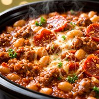 Crock Pot Pizza Beans