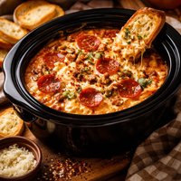 Crock Pot Pizza Dip