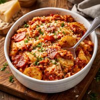 Crock Pot Pizza Potatoes