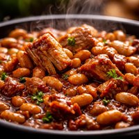 Crock Pot Pork and Beans