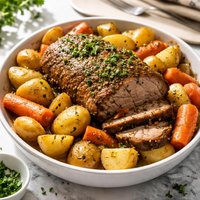 Crock Pot Pork Roast Potatoes and Carrots