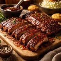 Crock Pot Ribs with Homemade Bbq Sauce