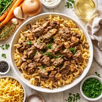 Crock Pot Roast Stroganoff