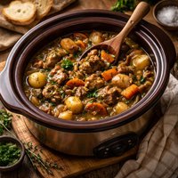 Crock Pot Rustic Lamb Stew