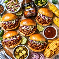 Crock Pot Sauce Wars Bbq Pork Sandwiches