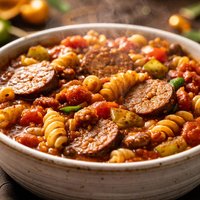 Crock Pot Sausage Pasta Stew