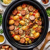 Crock Pot Sausage Potato Bake