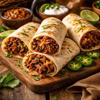 Crock Pot Shredded Beef Burritos
