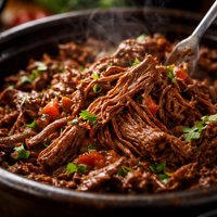 Crock Pot Shredded Beef for Chimichangas