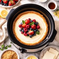 Crock Pot Slow Cooker Cheesecake