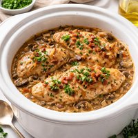 Crock Pot Smothered Chicken