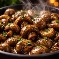 Crock Pot Smothered Mushrooms