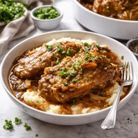 Crock Pot Smothered Pork Chops