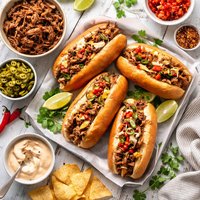 Crock Pot Spicy Roast Sandwiches