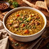 Crock Pot Split Pea and Lentil Soup