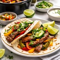 Crock Pot Steak Fajitas