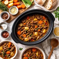 Crock Pot Stew for Two