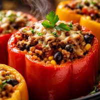 Crock Pot Stuffed Bell Peppers