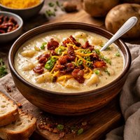Crock Pot Style Loaded Baked Potato Soup