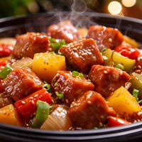 Crock Pot Sweet and Sour Ham