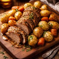 Crock Pot Tenderloin and Potatoes