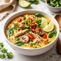 Crock Pot Thai Coconut Chicken Soup