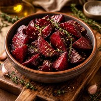Crock Pot Thyme Roasted Beets