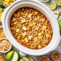 Crock Pot Tropical Apple Crisp