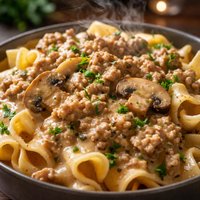 Crock Pot Turkey Stroganoff