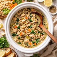Crock Pot Turkey Wild Rice Soup