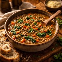 Crock Pot Vegetarian Lentil Soup