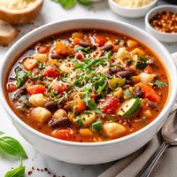 Crock Pot Vegetarian Minestrone Soup