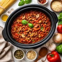 Crockery Pot Spaghetti Sauce