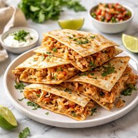 Crockpot Chicken Quesadillas