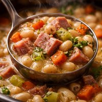 Crockpot Ham and Bean Soup