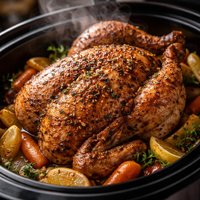 Crockpot Roasted Chicken Poulet Roti a Recipe Inspired by Che