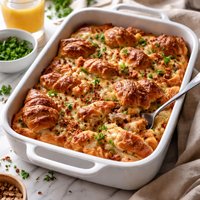 Croissant Breakfast Casserole