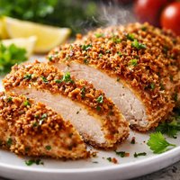 Crouton Crusted Chicken