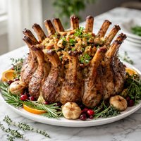 Crown Roast of Pork and Stuffing