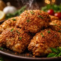 Crumb Coated Chicken Thighs