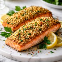 Crumb Covered Salmon