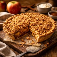 Crumb Top Apple Pie