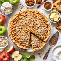 Crumb Topped Apple Pie