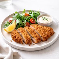 Crumbed Beef Schnitzel