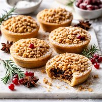 Crumble Topped Mince Pies