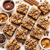 Crumbly Cinnamon Chocolate Squares