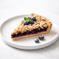 Crumbly Streusel Y Blueberry Pie