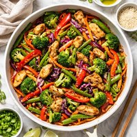 Crunch for Lunch Chicken Stir Fry