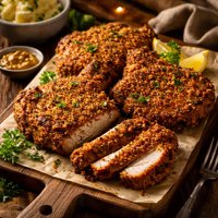 Crunchy Baked Pork Chops