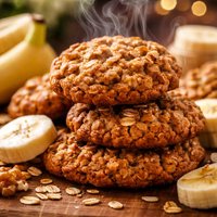 Crunchy Banana Cookies